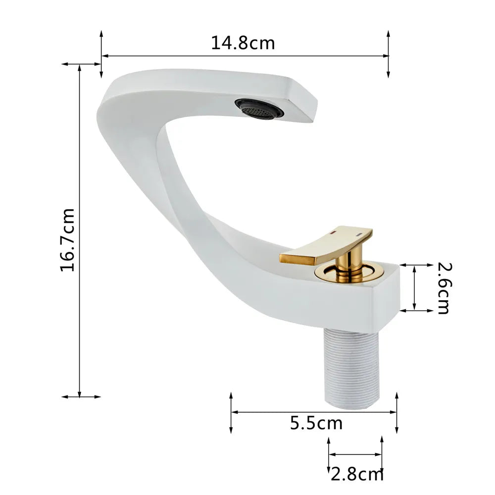 Kalsten | Nordic Arch Artistic Deck Mounted Faucet