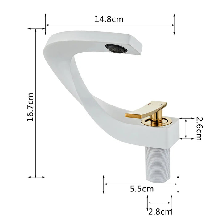 Kalsten | Nordic Arch Artistic Deck Mounted Faucet