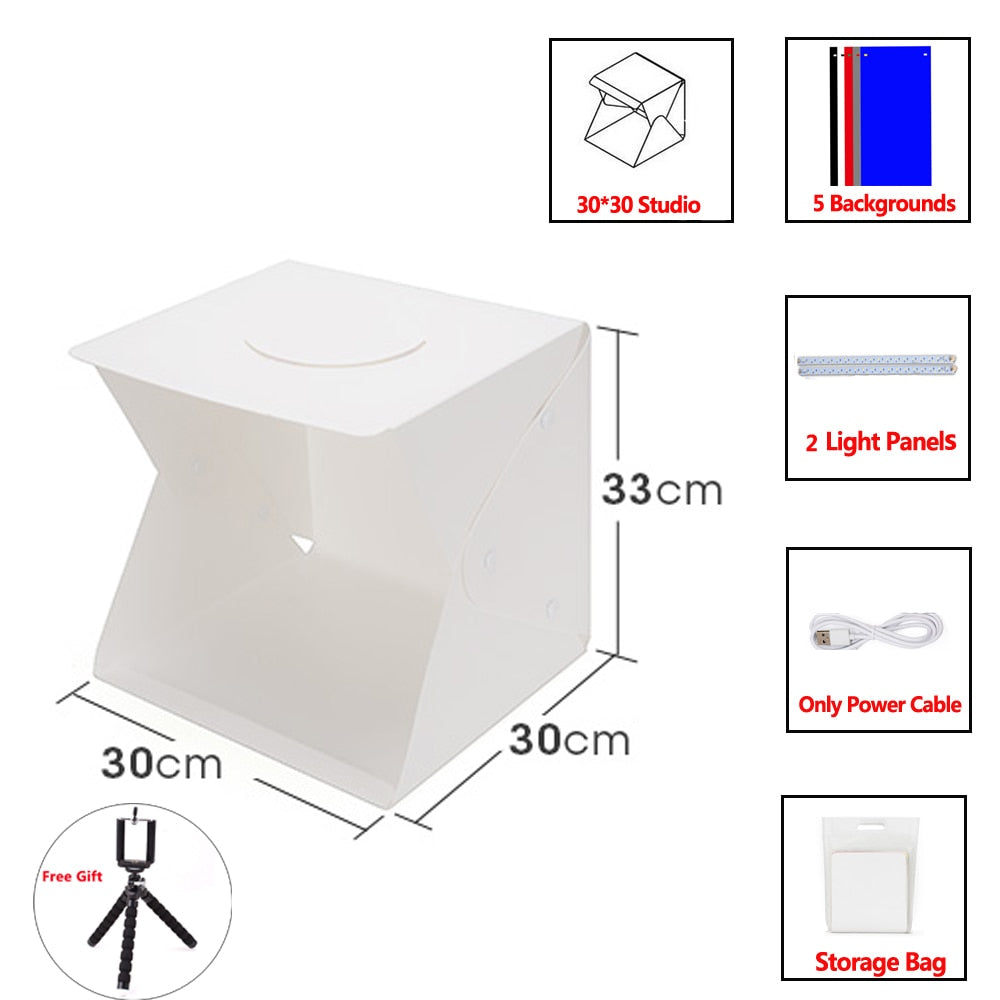 Photo Studio Lightbox (+ FREE tripod) Noxord