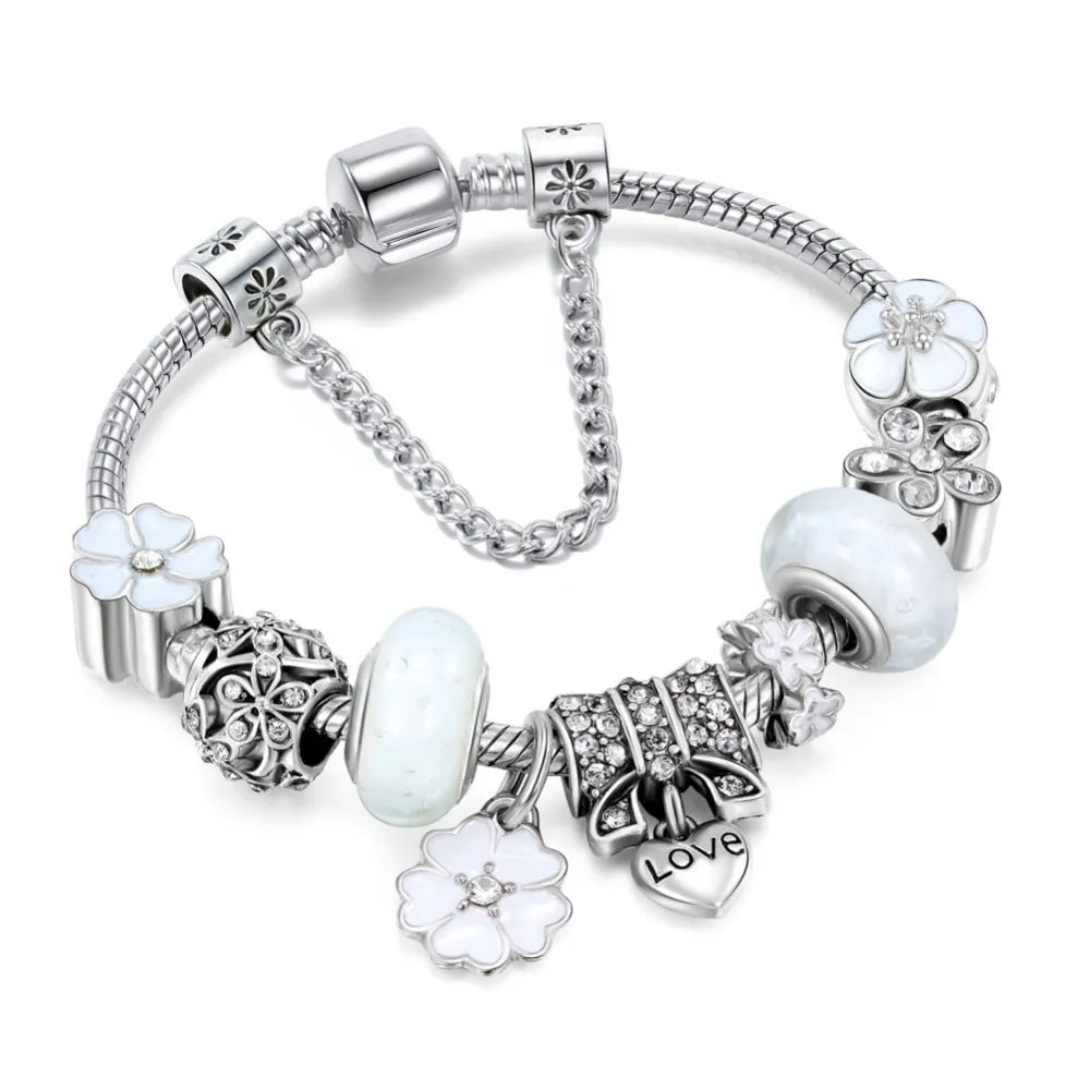 Kalsten |  Charm Bracelet Floral Elegant Gift