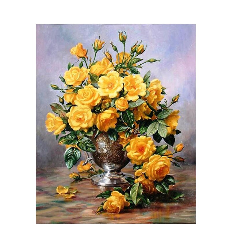 Flower portrait (Paint by number) Noxord