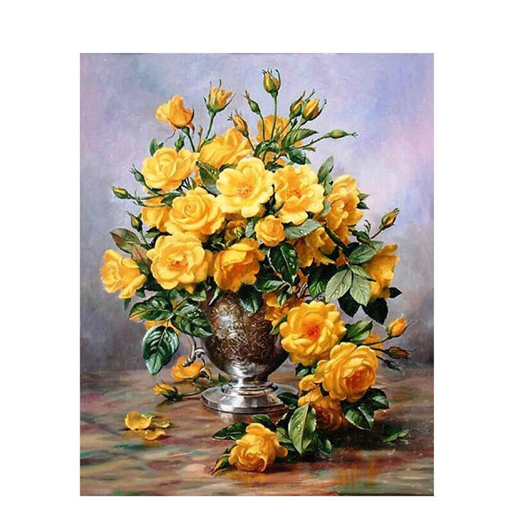 Flower portrait (Paint by number) Noxord