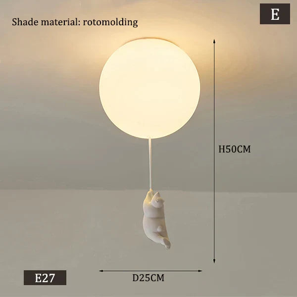 Hanging Bears Balloons Lamp | Kalsten