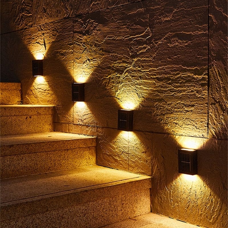 Solar Garden Fence Wall Lamp Noxord