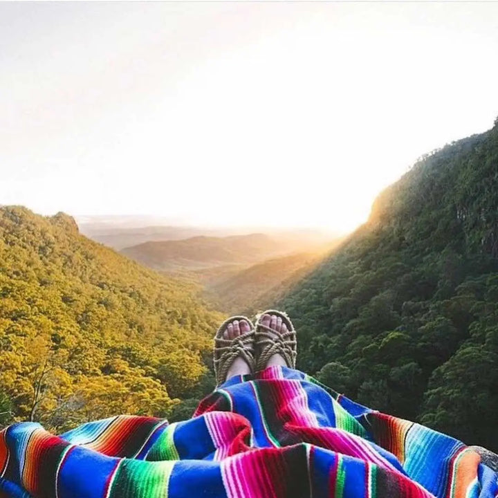 Kalsten | Boho Vibrant Mexican Serape Blanket
