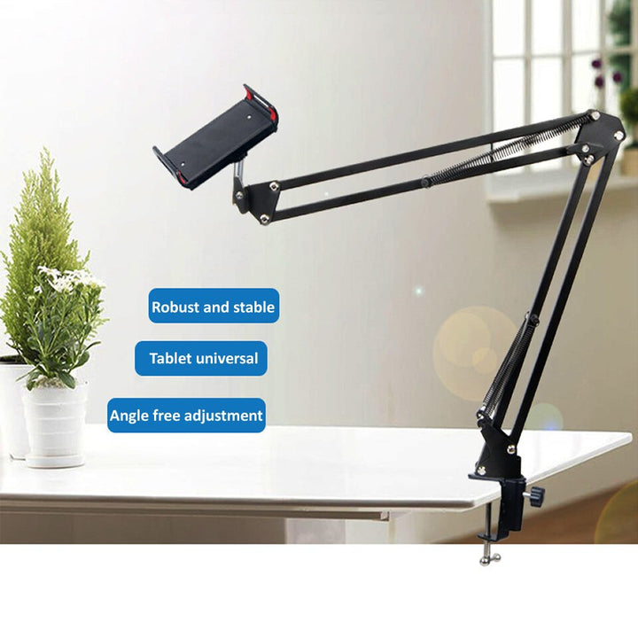 Noxord | Long Arm Heavy-Duty Desk Mount Tablet Holder