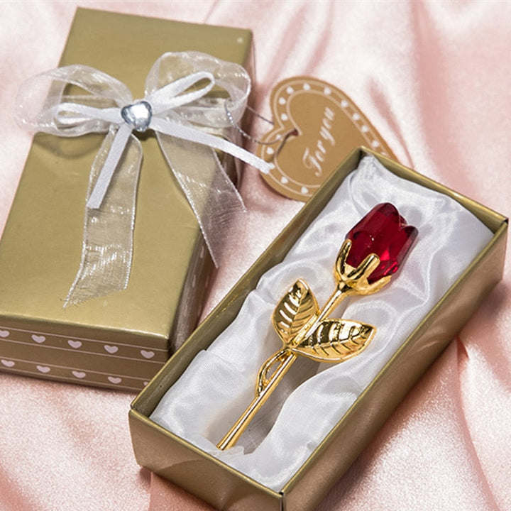 Kalsten | Luxury Crystal Rose in Gift Box – Valentine's Gift for Her