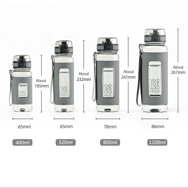 Kalsten | UZSPACE Sport Water Bottles, BPA-free, portable, impact-resistant, leak-proof, large capacity, fitness water kettle, Tritan plastic drinking bottle