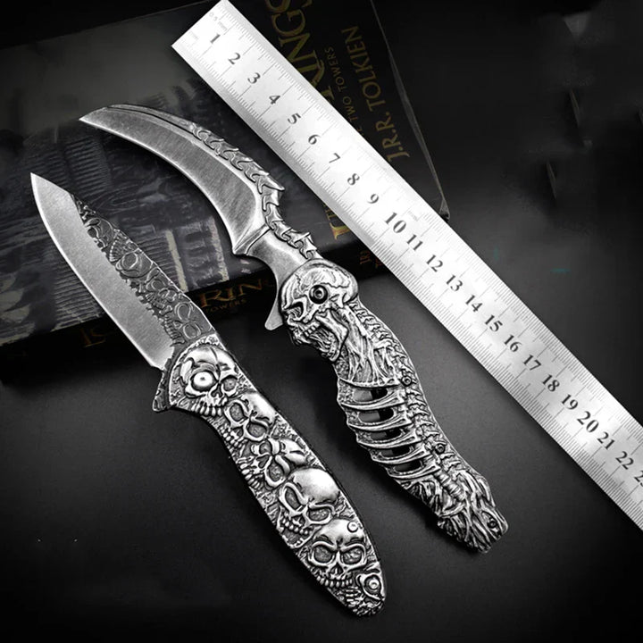 Tactical Nigh Skull Foldable Pocket Knife | Kalsten