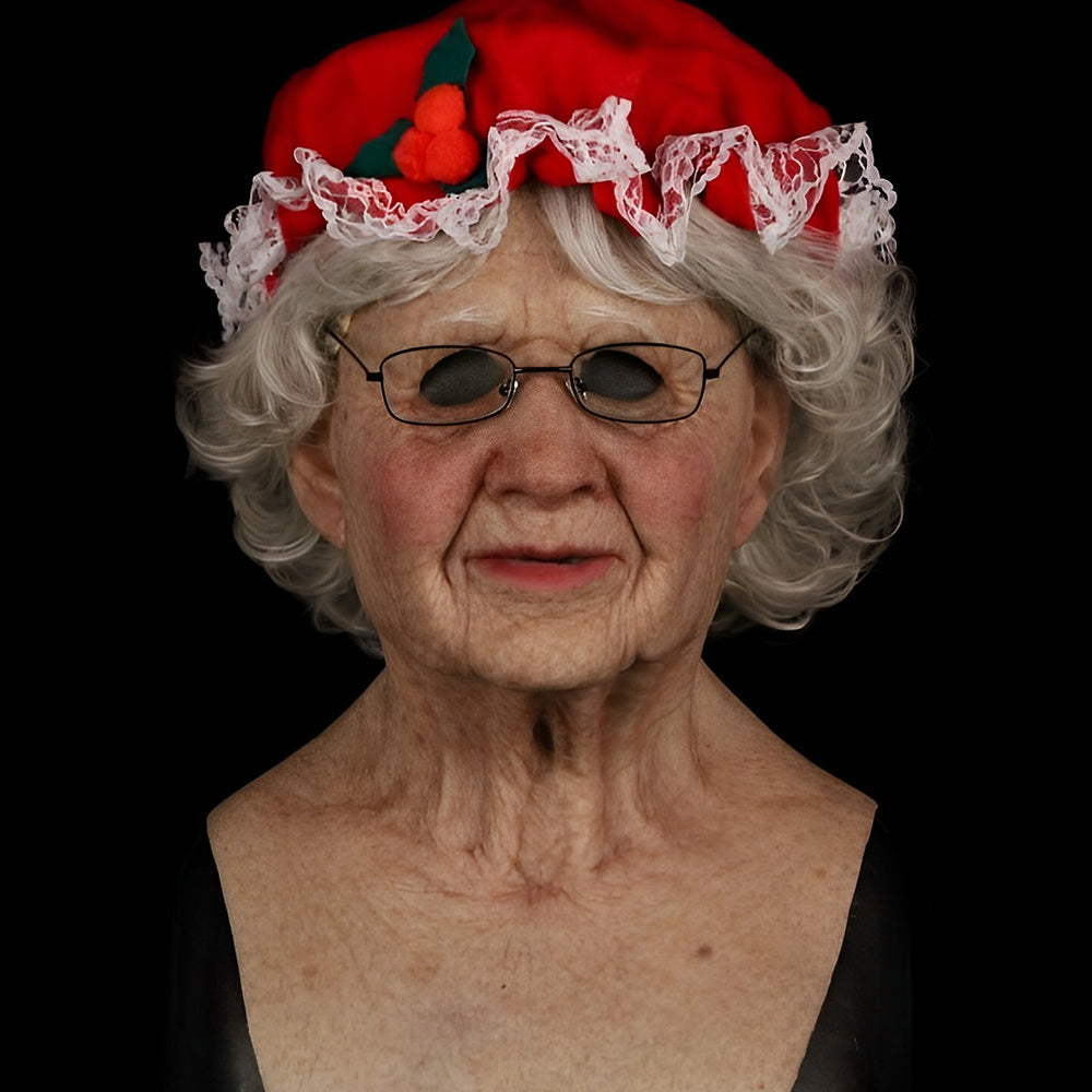 Realistic Old Man Mask – Halloween and Cosplay Latex Mask with Movable Mouth | Kalsten