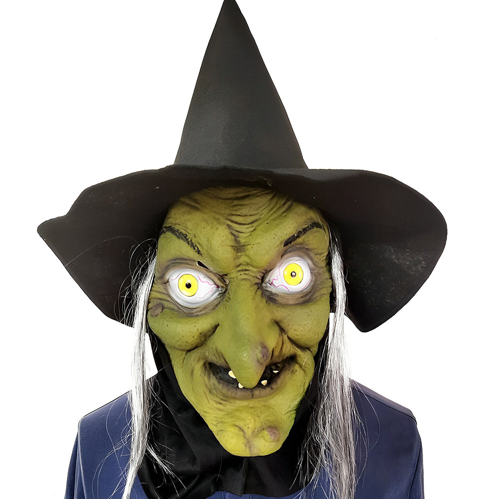Realistic Old Man Mask – Halloween and Cosplay Latex Mask with Movable Mouth | Kalsten