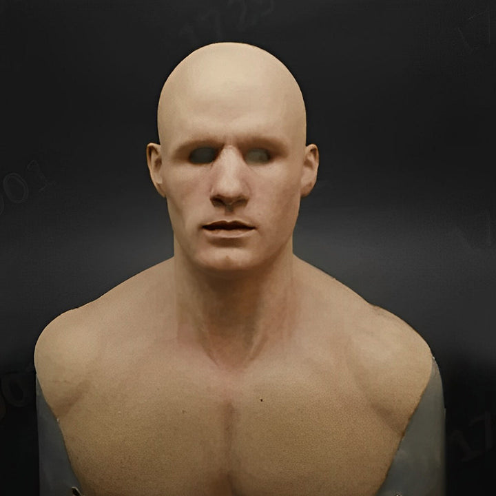 Realistic Old Man Mask – Halloween and Cosplay Latex Mask with Movable Mouth | Kalsten