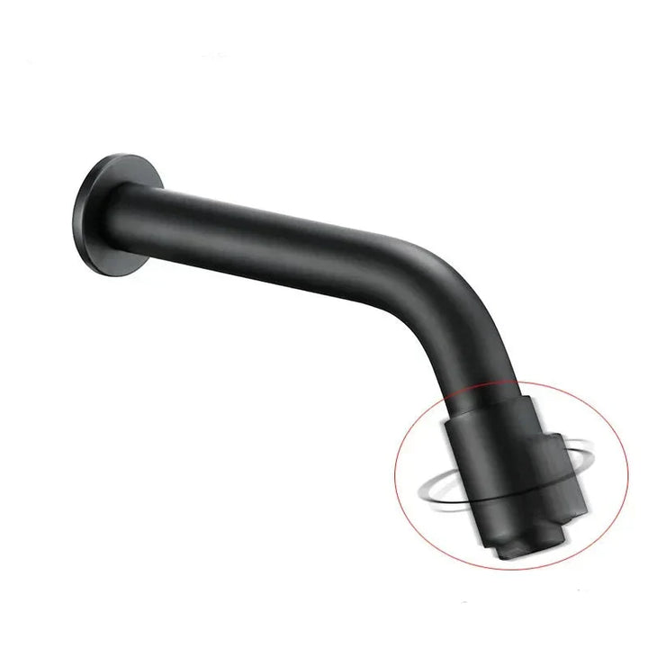 Modern Matte Black Wall Faucet - for Luxury Bathroom & Kitchen Noxord