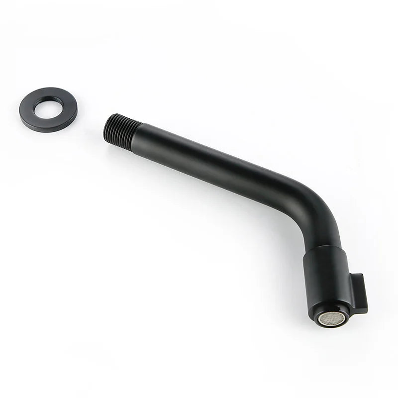 Modern Matte Black Wall Faucet - for Luxury Bathroom & Kitchen Noxord