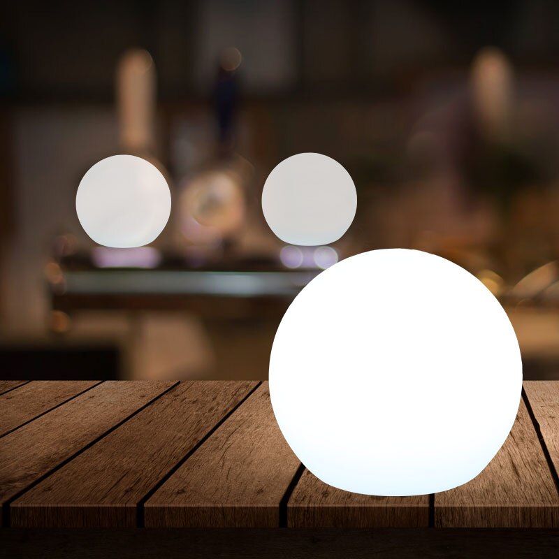 Moon LED Table Lamp – Indoor & Outdoor, Battery Powered