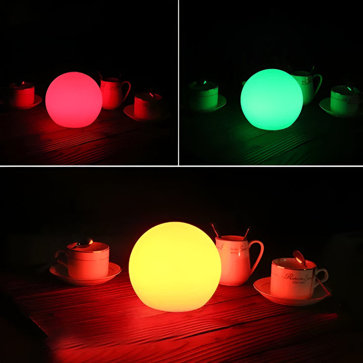LED Table Lamp with Color Change – Atmospheric Ball Light for Living Spaces | Kalsten