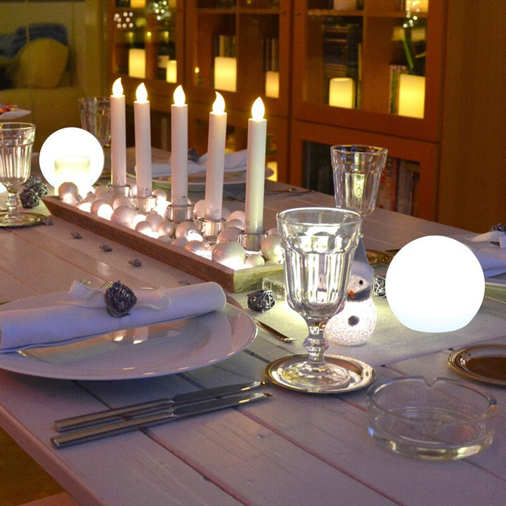 Moon LED Table Lamp – Indoor & Outdoor, Battery Powered