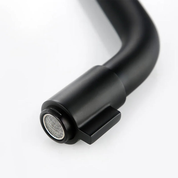 Modern Matte Black Wall Faucet - for Luxury Bathroom & Kitchen Noxord