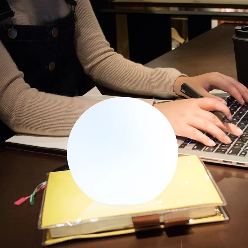 Wireless LED Table Lamp | 16 Color Settings, Rechargeable & Perfect for Home, Office, or Relaxation | Noxord
