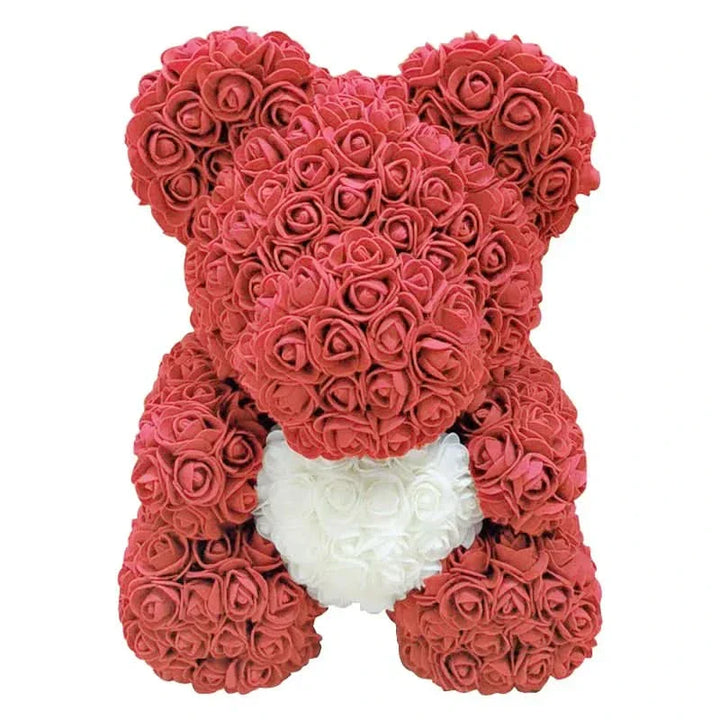Kalsten | Rose Teddy Bear with Handmade Foam Roses – 40cm