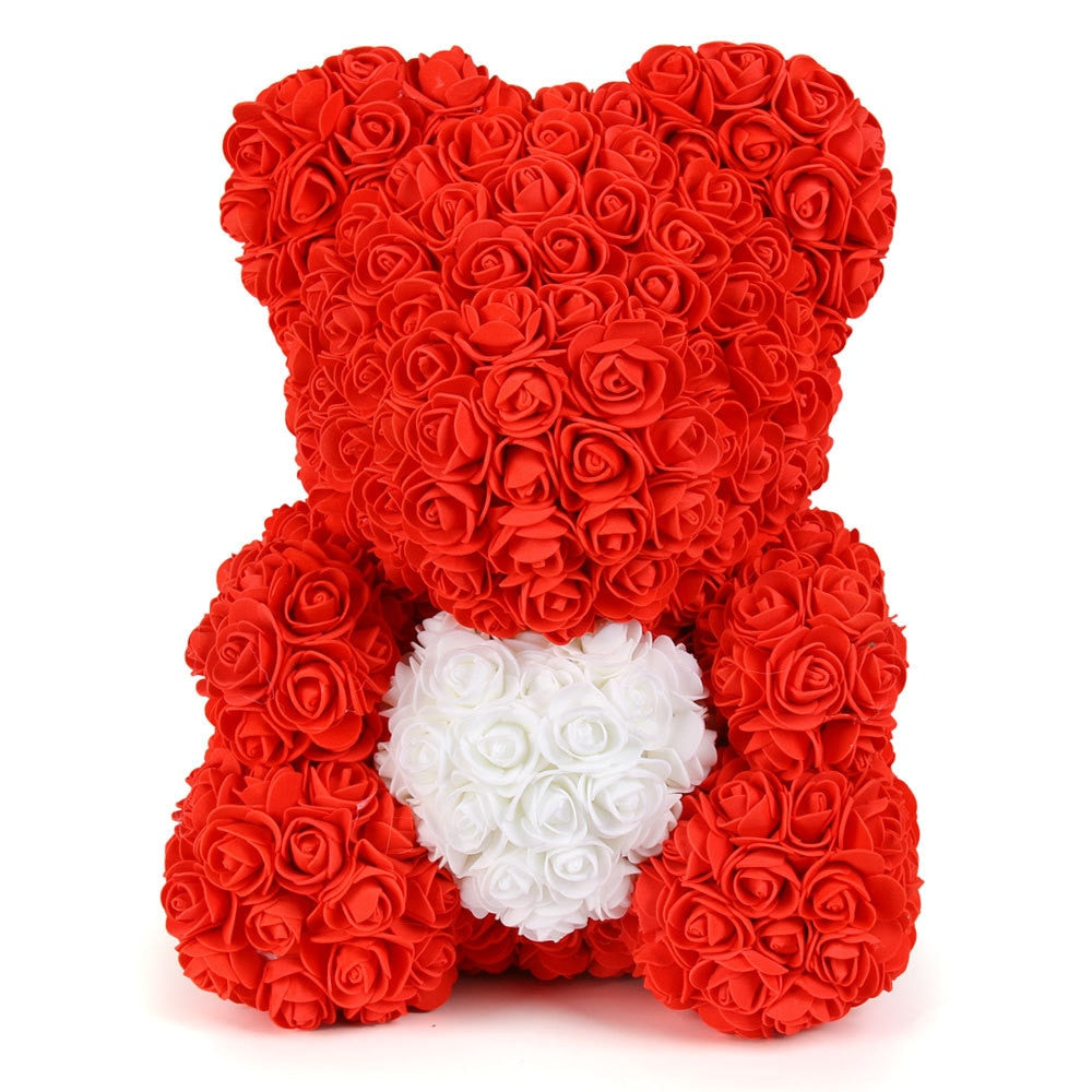 Kalsten | Artificial Rose Flowers Teddy Bear