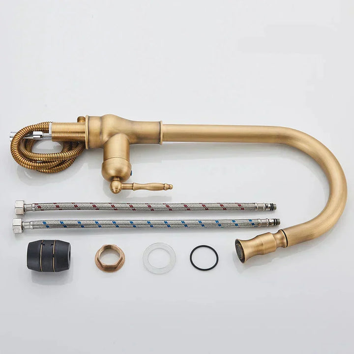 Vintage Brass Kitchen Tap