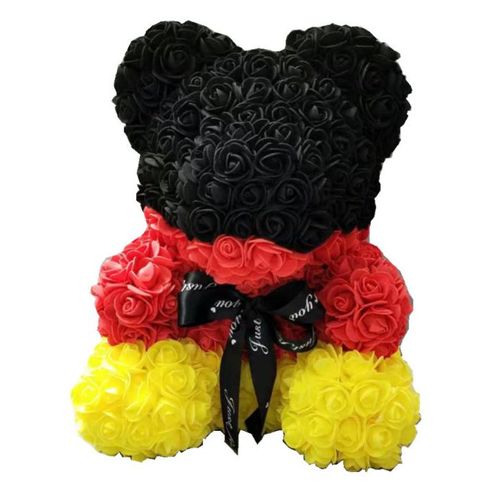 Kalsten | Artificial Rose Flowers Teddy Bear