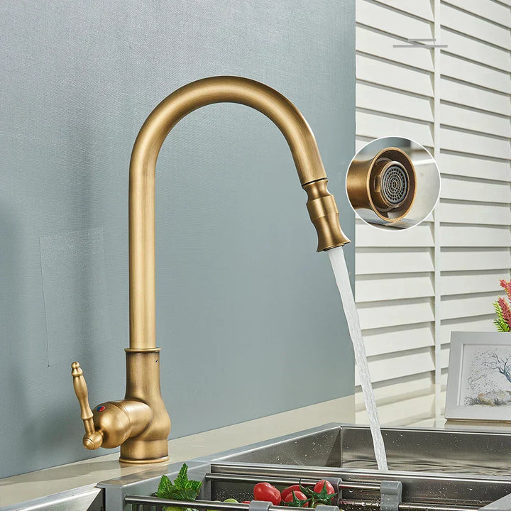 Vintage Brass Kitchen Tap