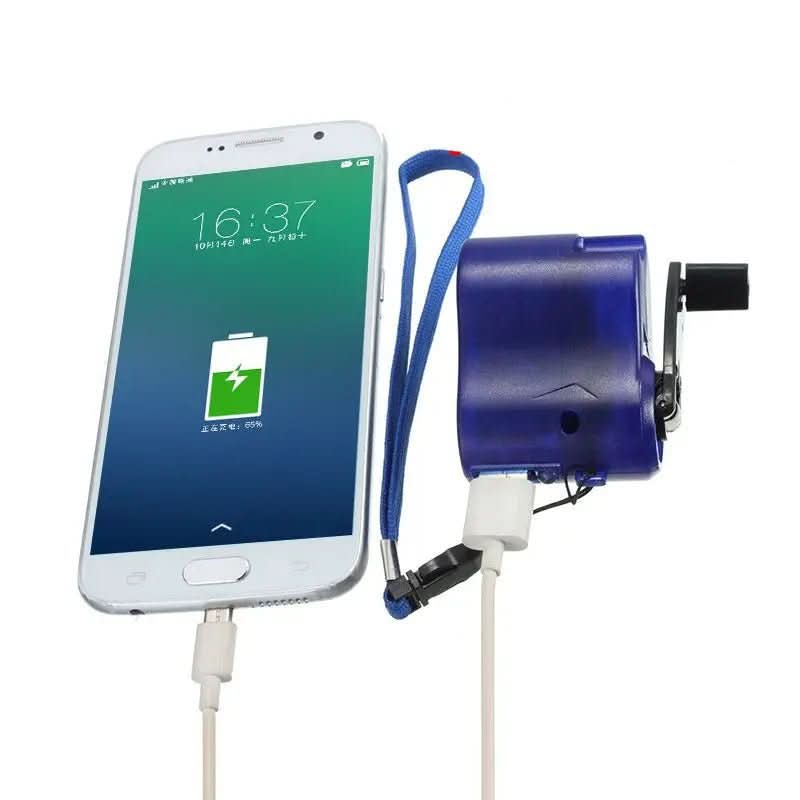 Kalsten | Portable Hand Crank Emergency Charger with USB & LED