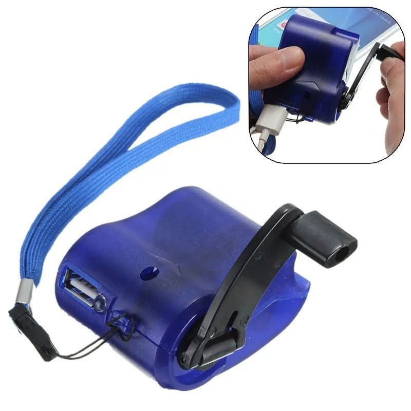 Kalsten | Portable Hand Crank Emergency Charger with USB & LED