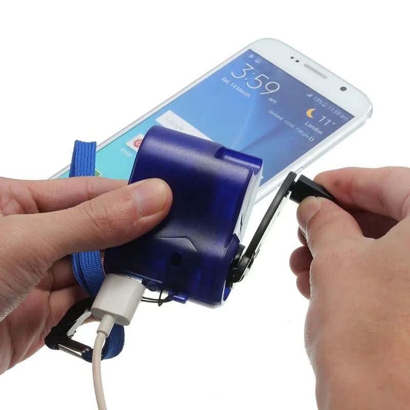 Kalsten | Portable Hand Crank Emergency Charger with USB & LED