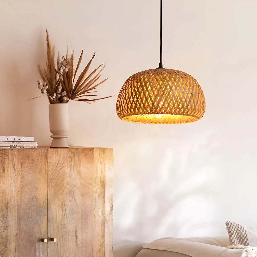 Elegant Rattan Pendant Light: Luxury Lighting for Any Space Noxord