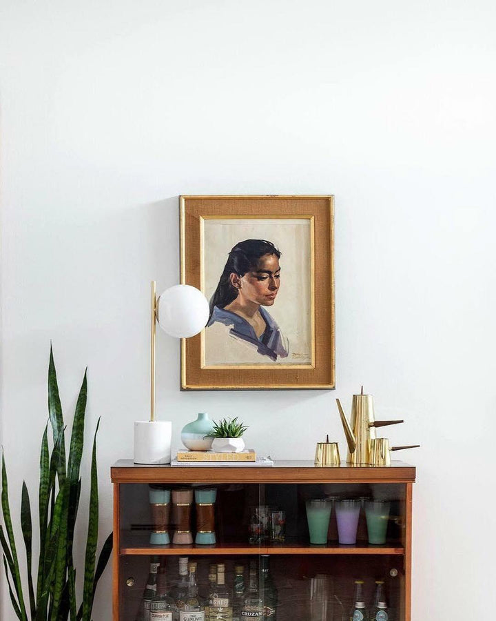 Harper Globe Table Lamp 8.7' | Kalsten