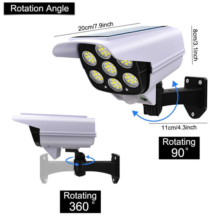 Solar Motion Sensor Dummy Security Camera Light | Noxord