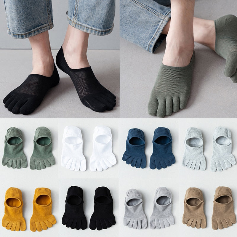 Noxord | Breathable Cotton Toe Socks