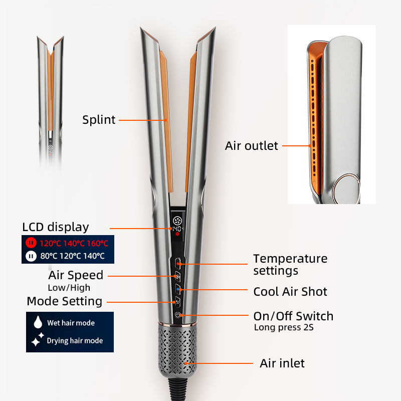 Kalsten | 2-in-1 Hair Dryer & Straightener for Effortless Styling