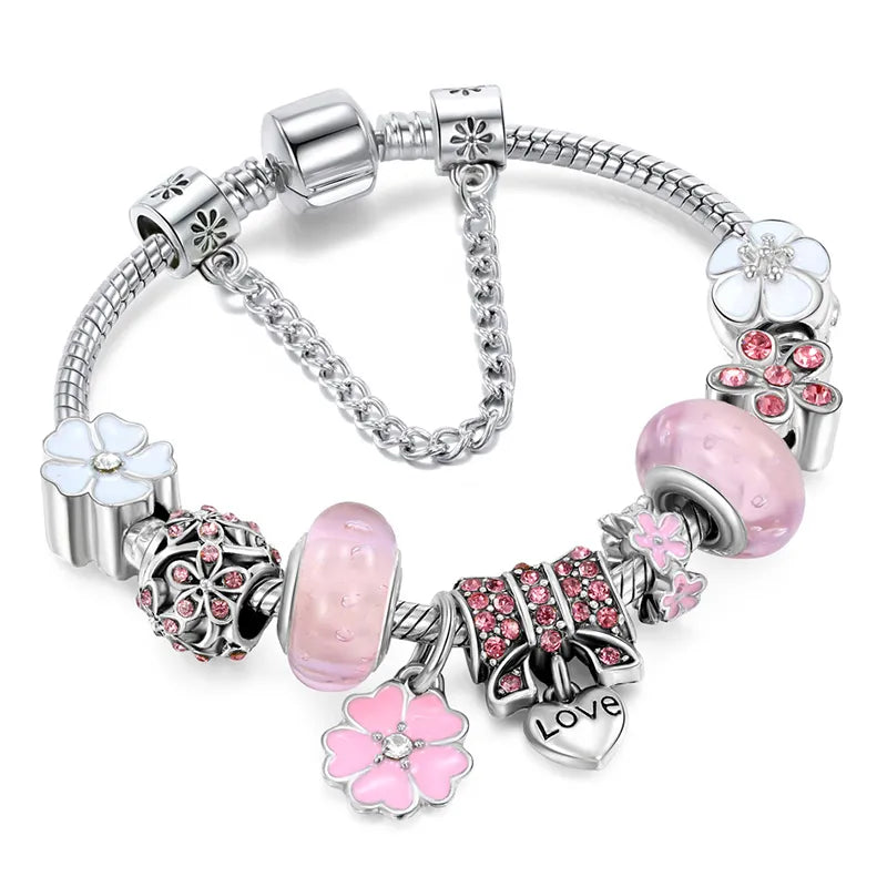 Kalsten |  Charm Bracelet Floral Elegant Gift