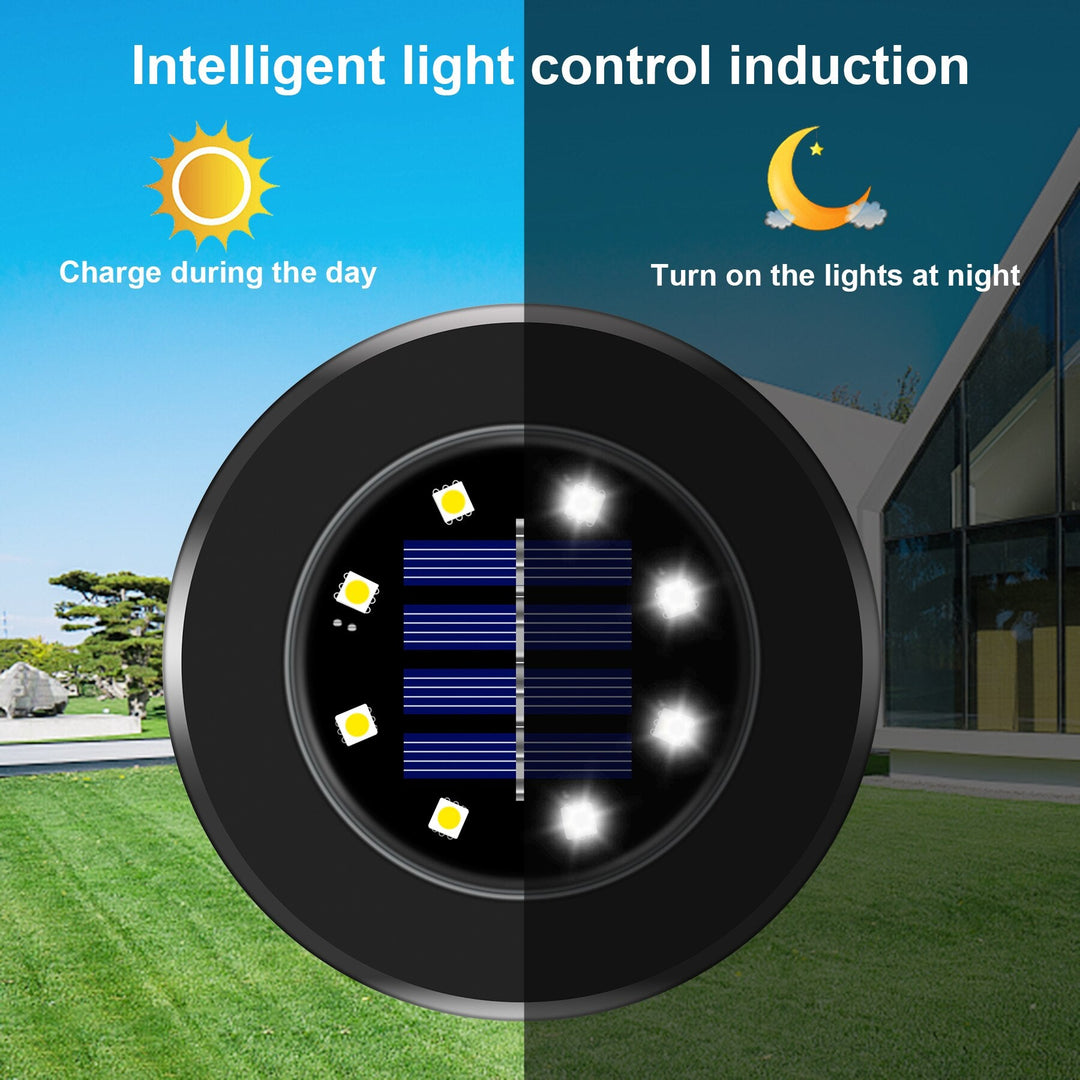 LED Solar Garden Lights Deluxe (Black edition) - Create a delightful atmosphere in your garden! Noxord