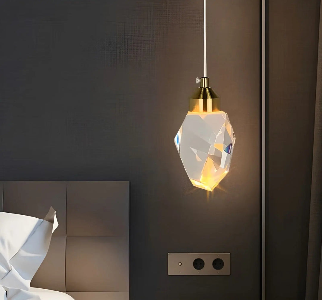 Luxurious Crystal Chandelier with LED Lighting - CrystalElegance Noxord