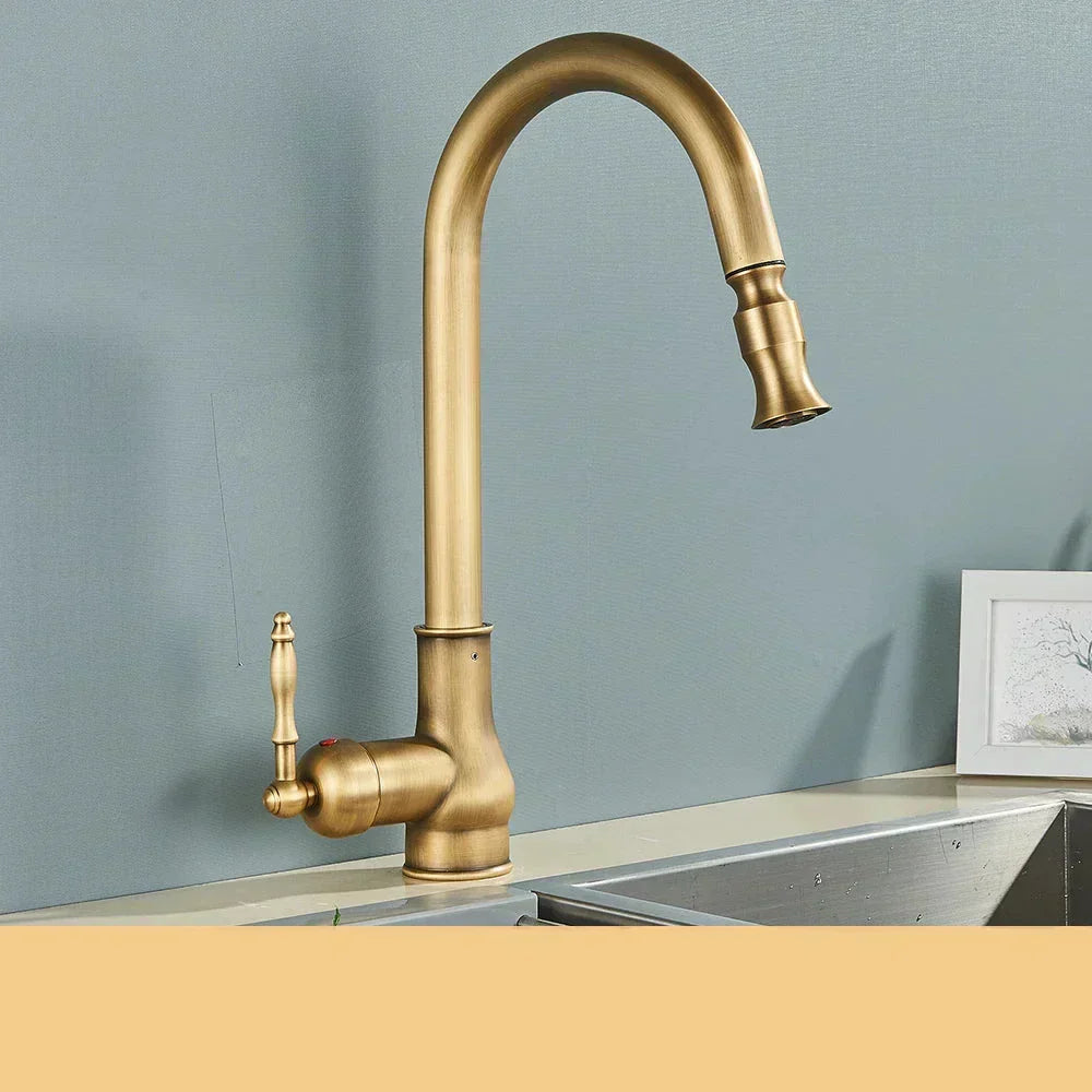 Vintage Brass Kitchen Tap