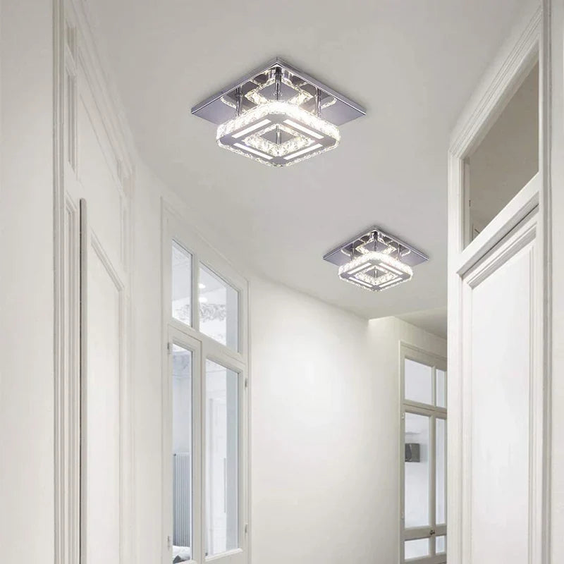 Ceiling Lamp Lights - Decorative LED Lamps For Room Chandelier Crystal Chandeliers - Home Kitchen Bedroom Living Modern Dining Hallway | Kalsten