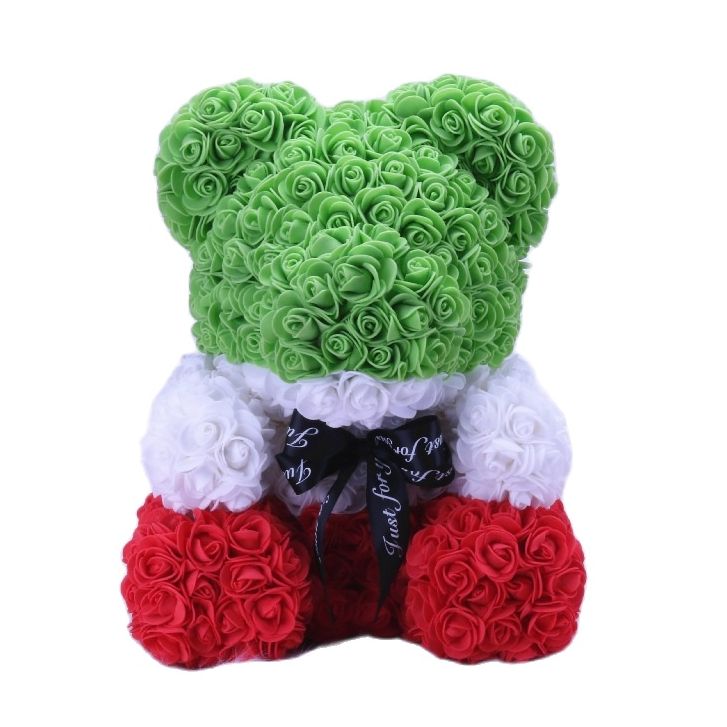 Kalsten | Artificial Rose Flowers Teddy Bear