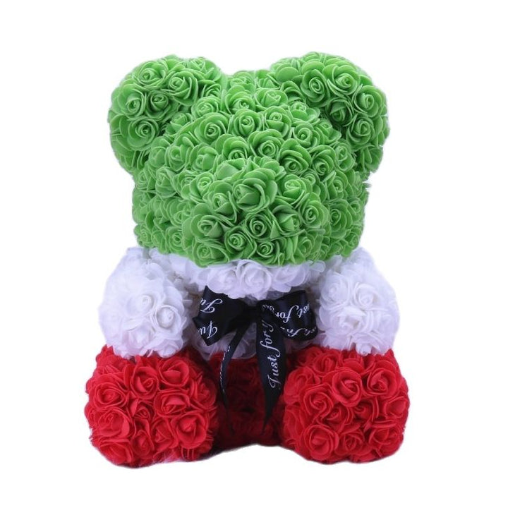 Kalsten | Artificial Rose Flowers Teddy Bear