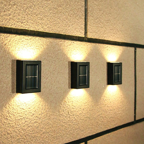 Solar Garden Fence Wall Lamp Noxord