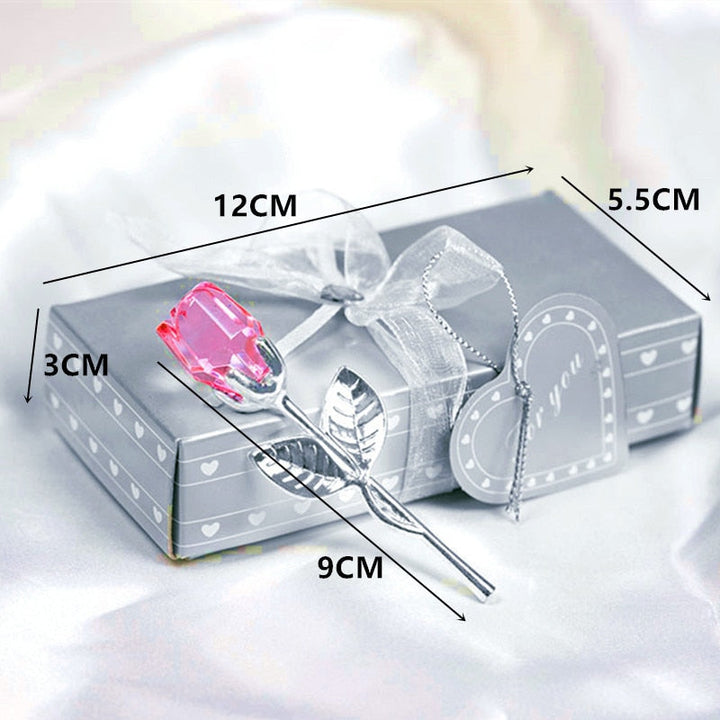 Kalsten | Luxury Crystal Rose in Gift Box – Valentine's Gift for Her