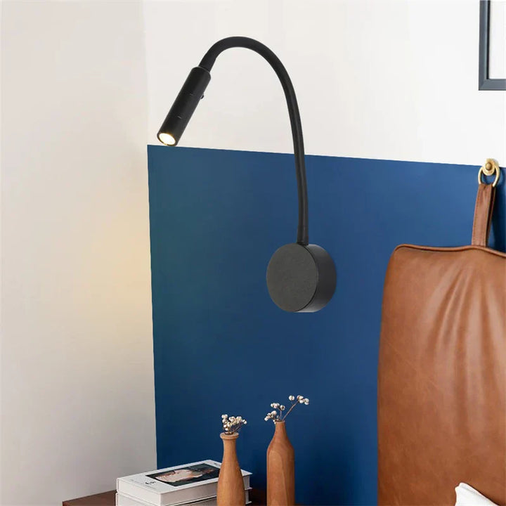 Modern Flexible LED Reading Wall Lamp with Switch for Bedroom and Study - 1W/3W | Kalsten