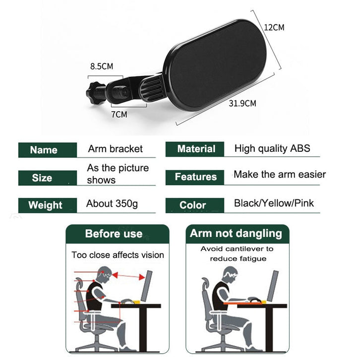 Ergowork Computer Armrest Pro® - Prevent a mouse arm! Noxord