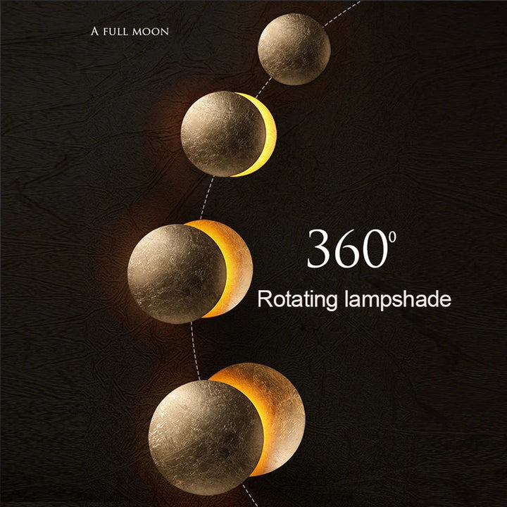 Modern Decor Eclipse Lunar Glow Wall Lamp | Noxord