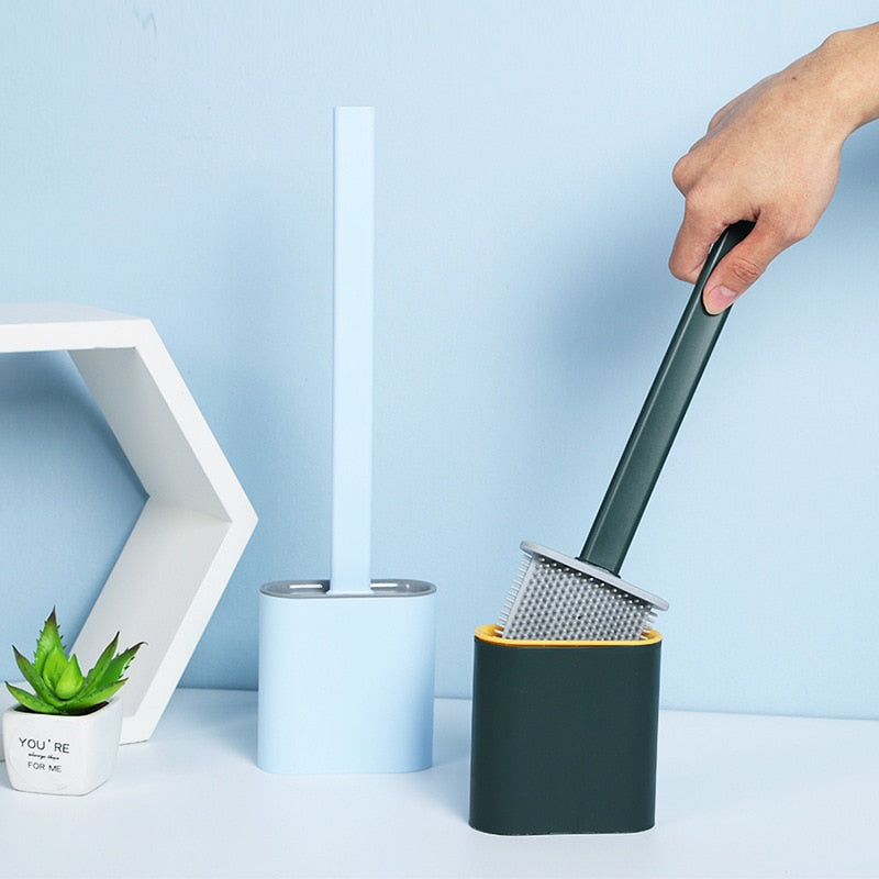 Silicone Toilet Brush Set