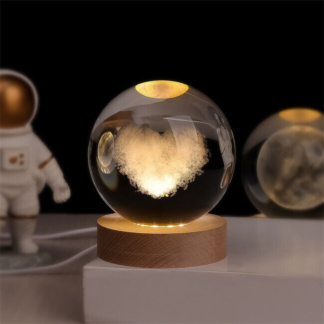 3D Crystal Ball LED Night Light